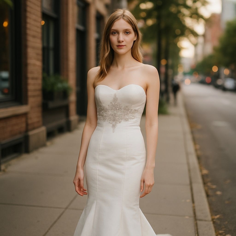 LAST MARKDOWN!Beautiful wedding dress by Anjali - Picture 7 of 13